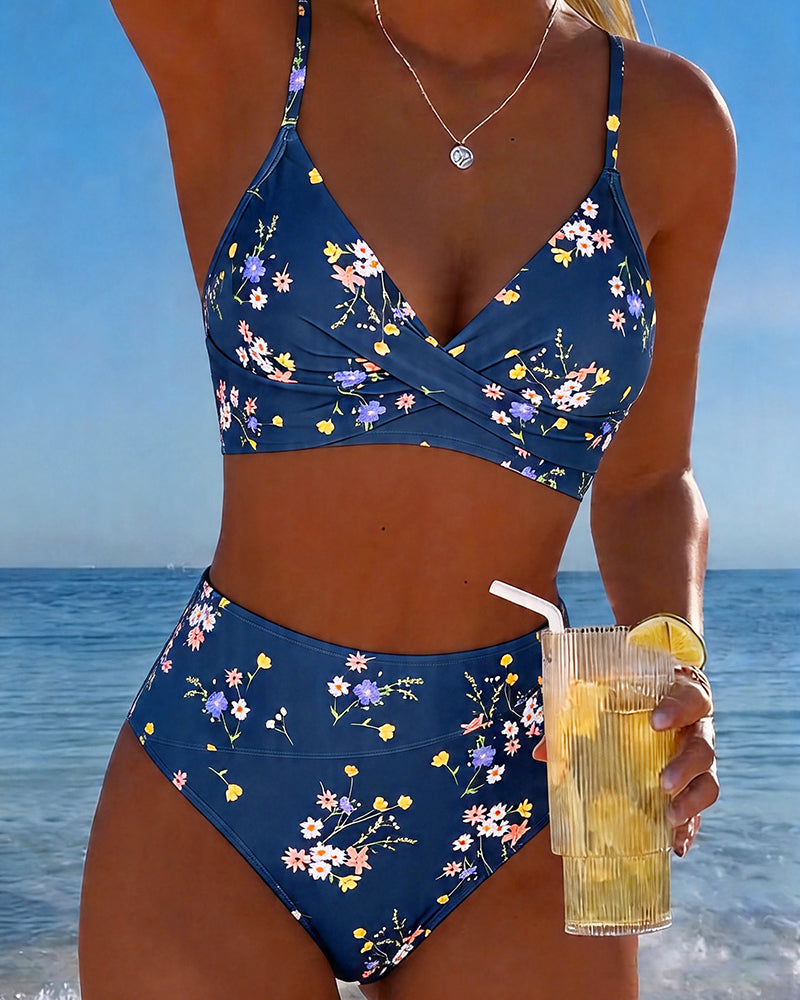 Bikini floral Jade